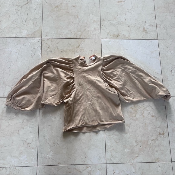 Moussy Vintage FORM SPERION TOP Sz XS Light Beige - Picture 1 of 5